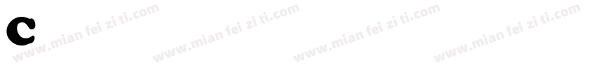 Cooper set-black字体转换